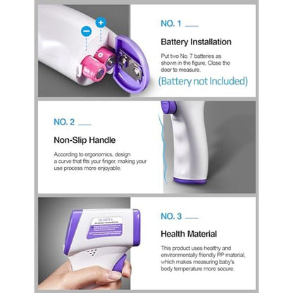 Thermometer Huheta: HUHETA Infrared Thermometer for Adults – Close-up Detail