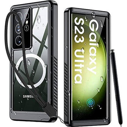 Galaxy S23 Ultra Case: Humixx Magnetic Waterproof Case – Front View
