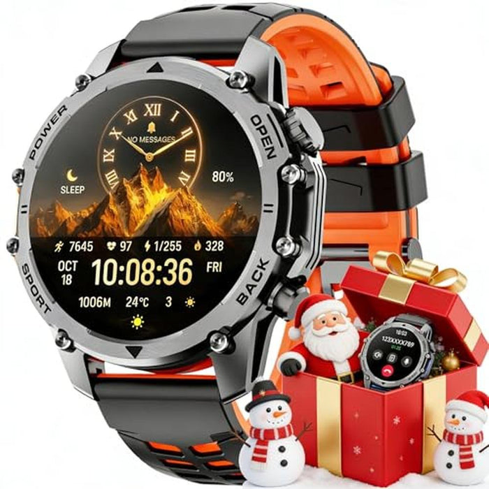 Hwagol Smart Watches: Hwagol 1.52'' Military Smart Watch – Front View
