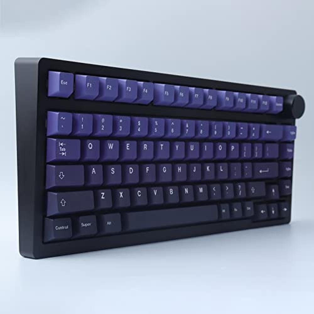 Keycaps Gradient: Hyekit PBT 126 Keys Aurora Gradient – Front View