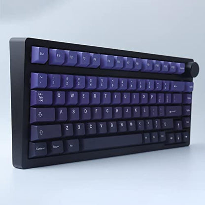 Keycaps Gradient: Hyekit PBT 126 Keys Aurora Gradient – Front View