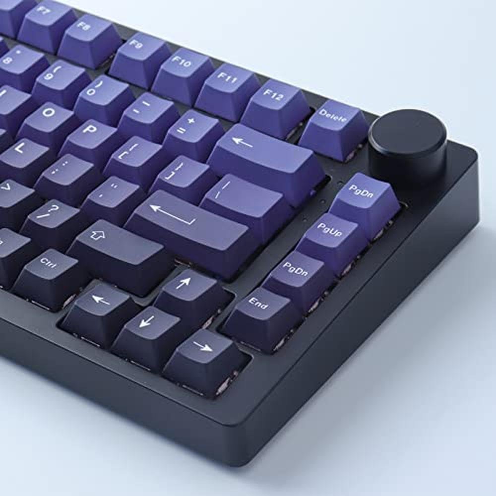 Keycaps Gradient: Hyekit PBT 126 Keys Aurora Gradient – In Use