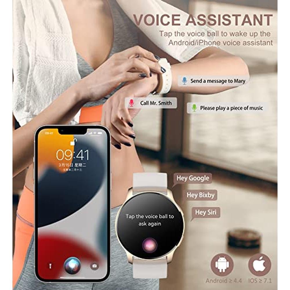 Iaret Smart Watch for Women: Iaret Waterproof Smartwatch – In Use