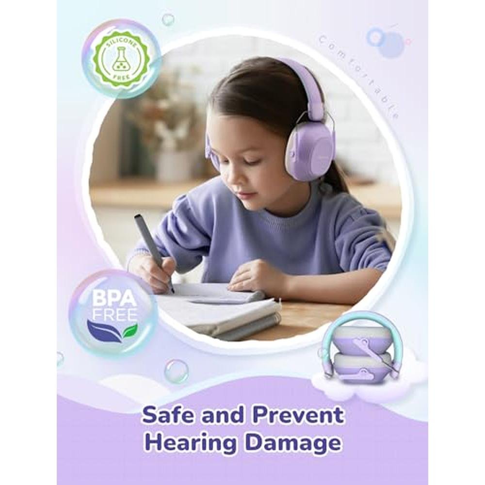 Noise Ear Protection: iClever Noise Cancelling Headphones – Close-up Detail