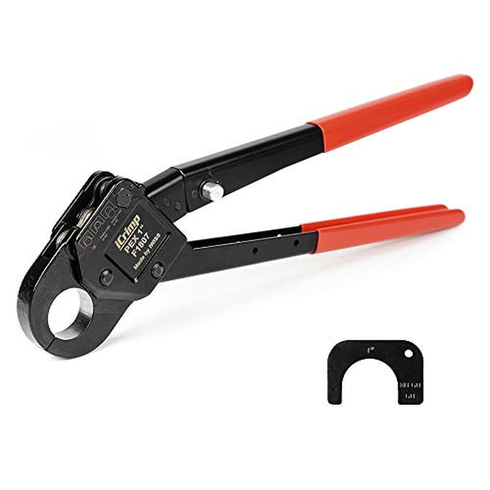 iCrimp Angle Head F1807: Premium PEX Pipe Crimping Tool – Front View