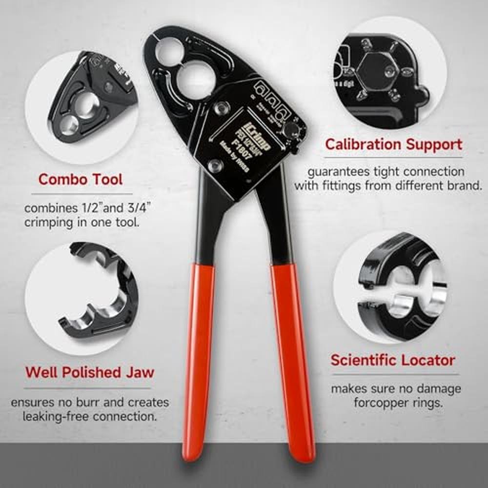 icrimp angle: iCrimp F1807 PEX Crimping Tool – Close-up Detail