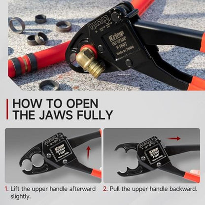 icrimp angle: iCrimp F1807 PEX Crimping Tool – In Use