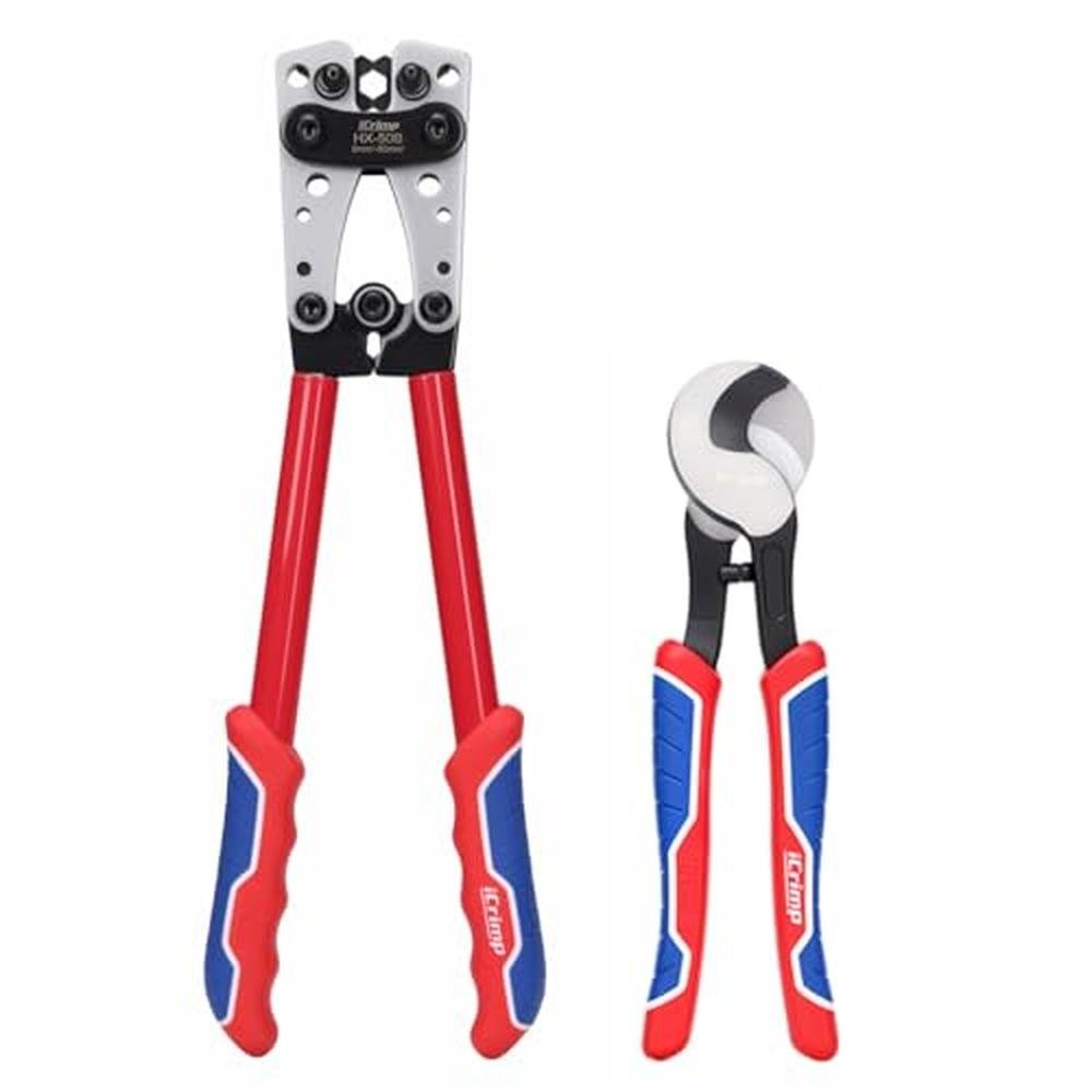 Battery Wire: iCrimp Battery Cable Lug Crimping Tool for – Front View