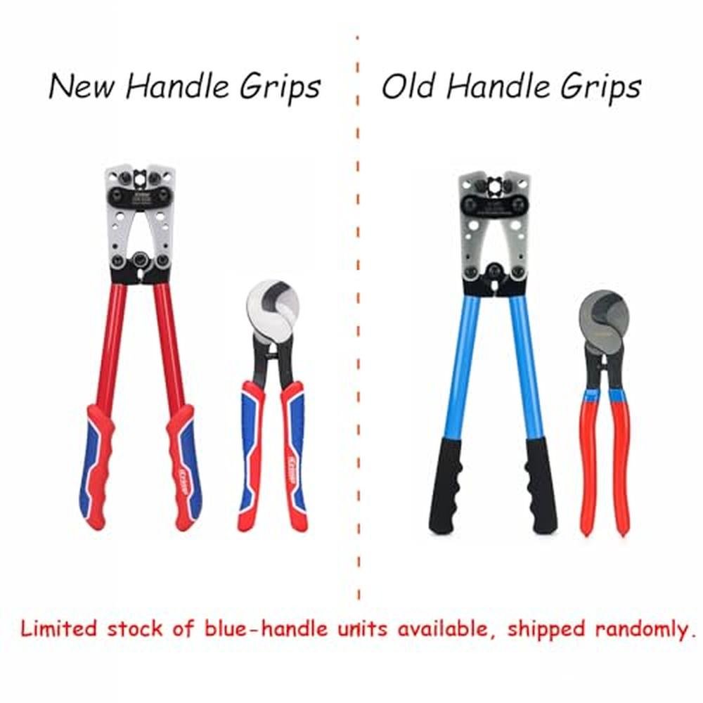 Battery Wire: iCrimp Battery Cable Lug Crimping Tool for – Side View