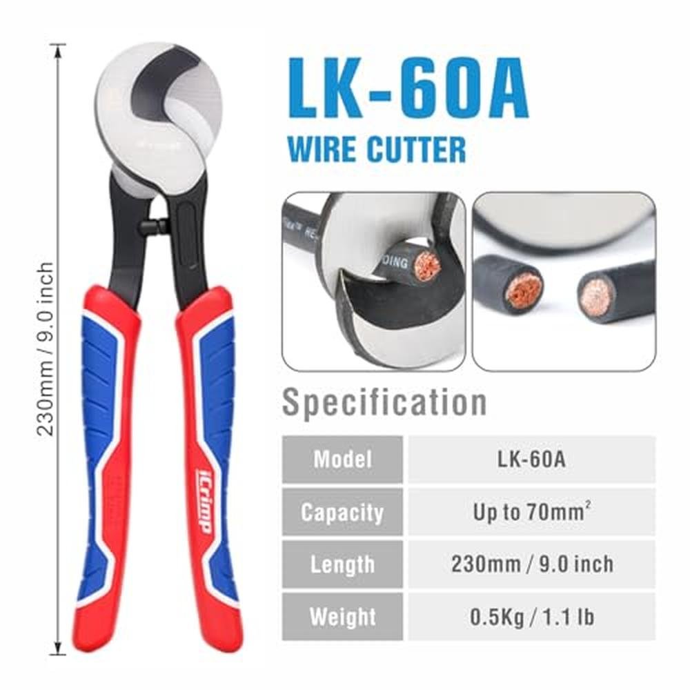 Battery Wire: iCrimp Battery Cable Lug Crimping Tool for – In Use