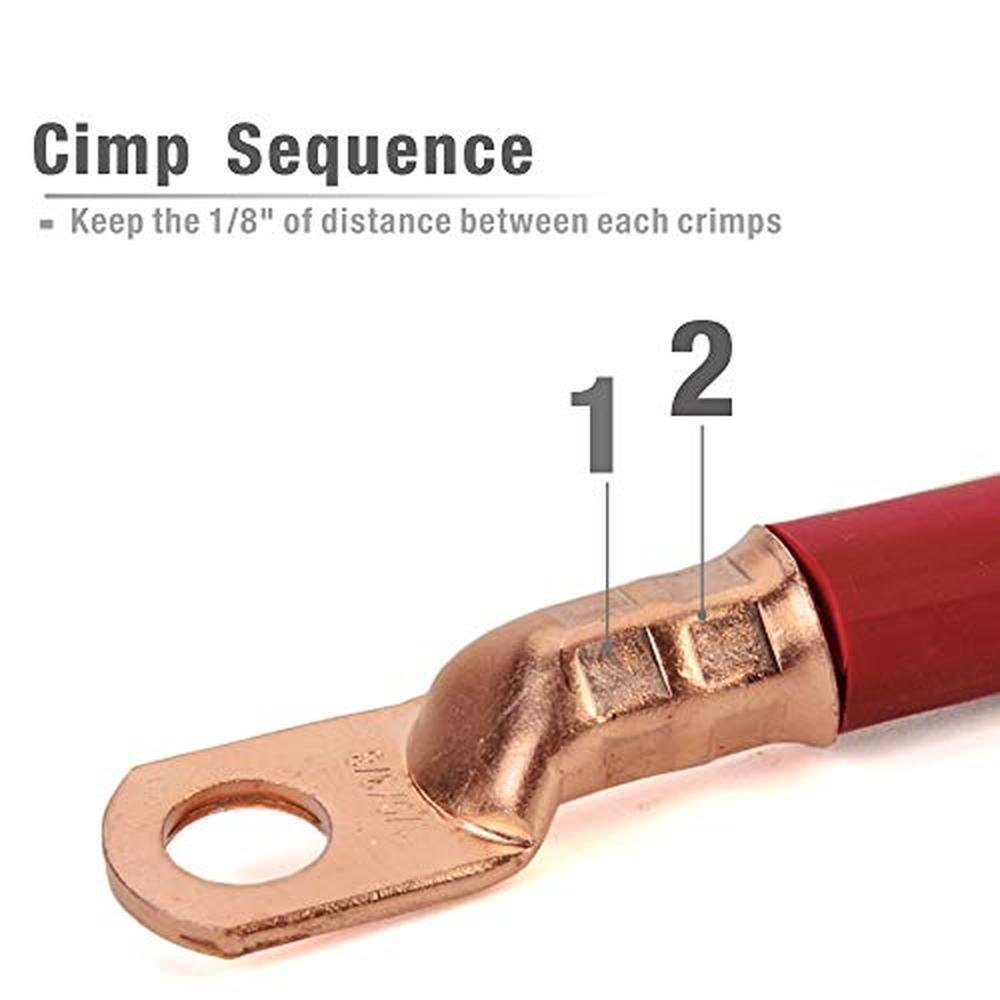 Lug Battery: iCrimp Battery Cable Lug Terminal Crimping Tool – In Use
