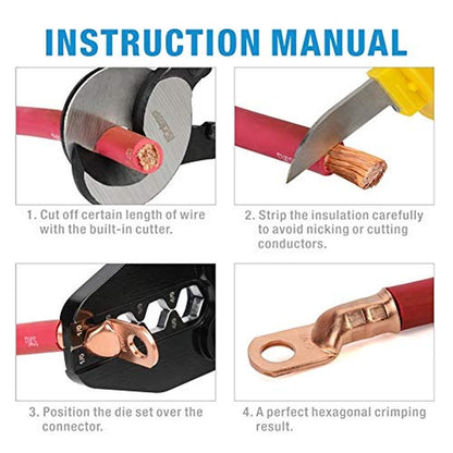 Lug Battery: iCrimp Battery Cable Lug Terminal Crimping Tool – Packaging
