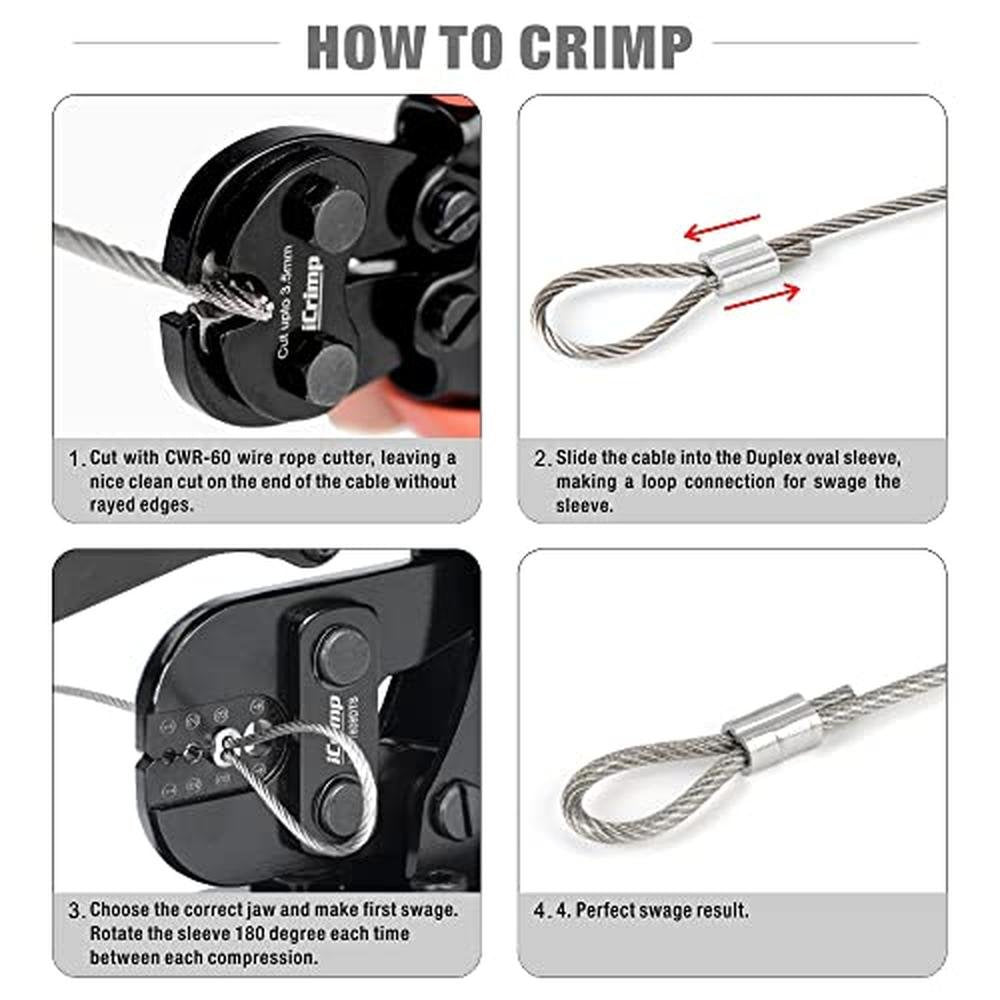Bench iCrimp: iCrimp Bench Swaging Tool for Crimping – In Use