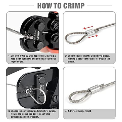 Bench iCrimp: iCrimp Bench Swaging Tool for Crimping – In Use
