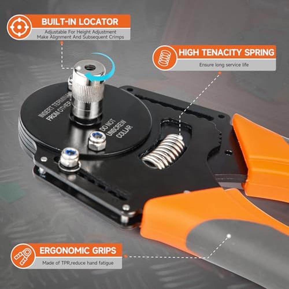 icrimp closed barrel crimper: 4-way indent 8 impression – In Use