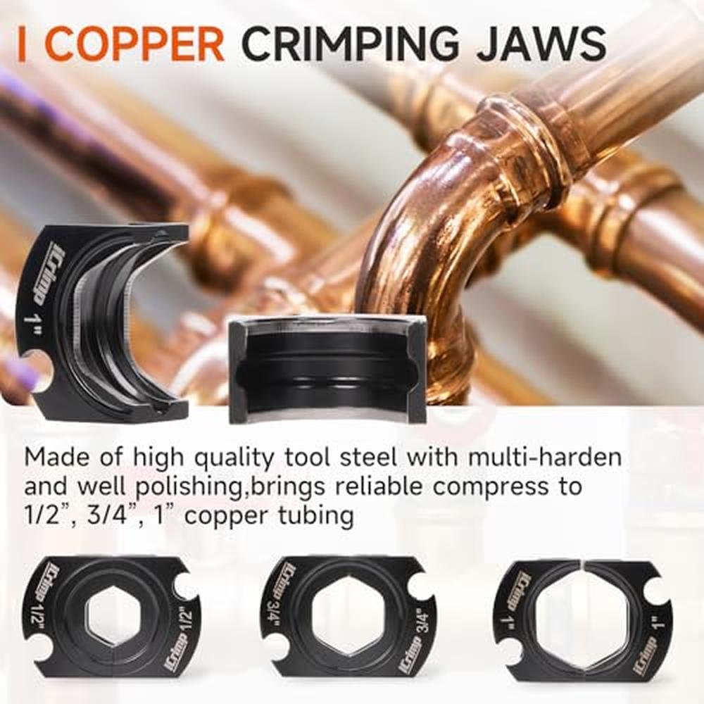 iCrimp Copper Tube Fittings Crimping Tool – Side View