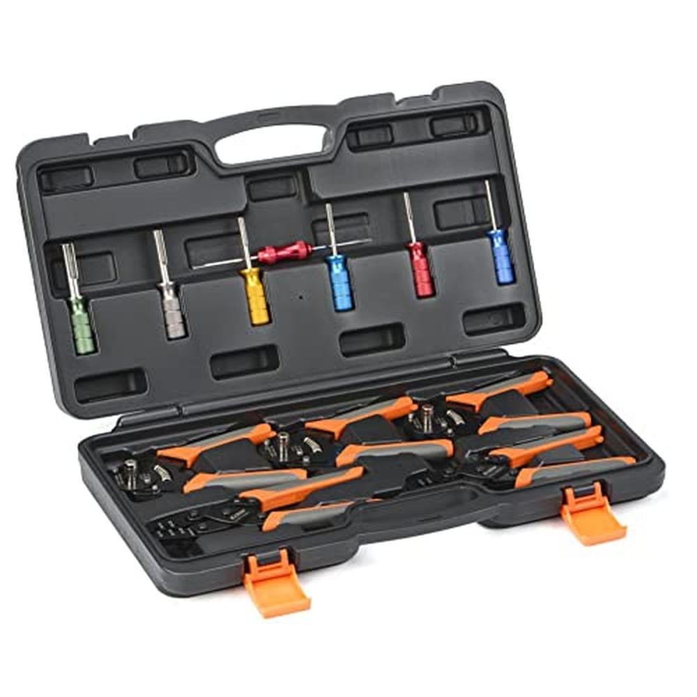 Deutsch Tool: Premium Deutsch Terminal Crimp Tool Kit – Front View