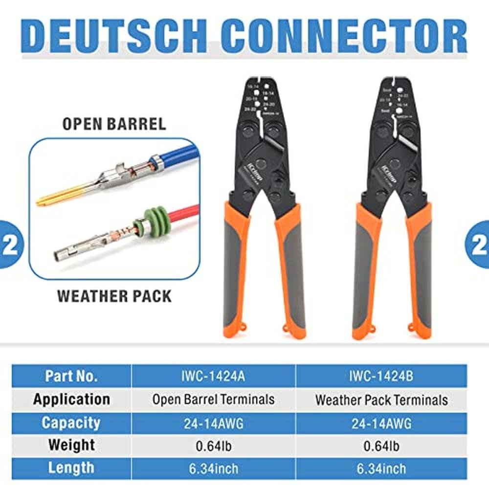 Deutsch Tool: Premium Deutsch Terminal Crimp Tool Kit – Close-up Detail