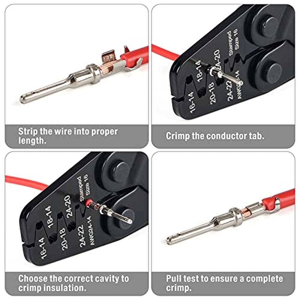Tool Contacts: ICRIMP IWC 1424AN Deutsch Stamped Contacts – Close-up Detail