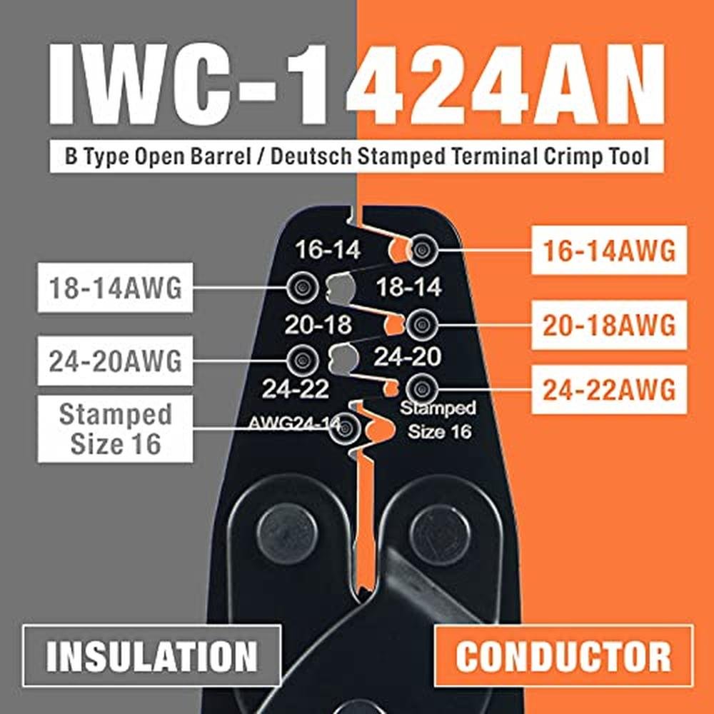 Tool Contacts: ICRIMP IWC 1424AN Deutsch Stamped Contacts – Packaging