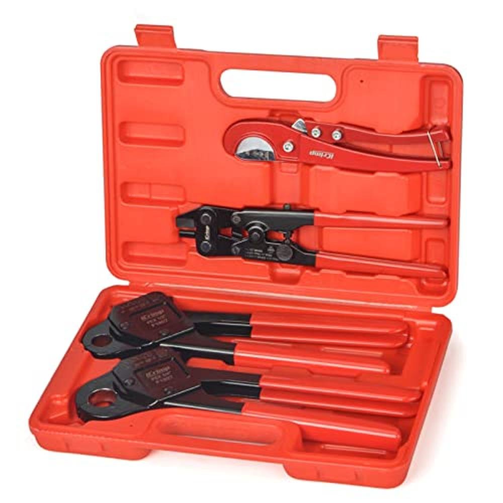 PEX Tool: iCrimp IWS-1807CN PEX Crimping Tool Kit – Front View