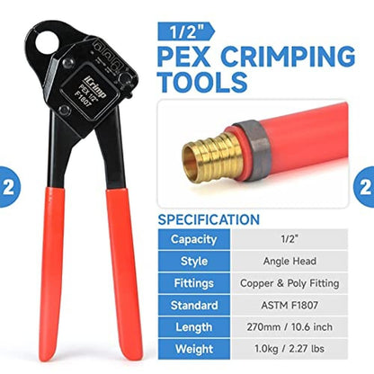 PEX Tool: iCrimp IWS-1807CN PEX Crimping Tool Kit – Close-up Detail