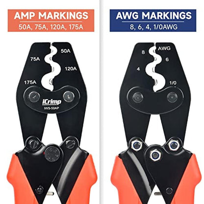 Battery Cable Crimping Tool: iCrimp IWS-50AP – Close-up Detail