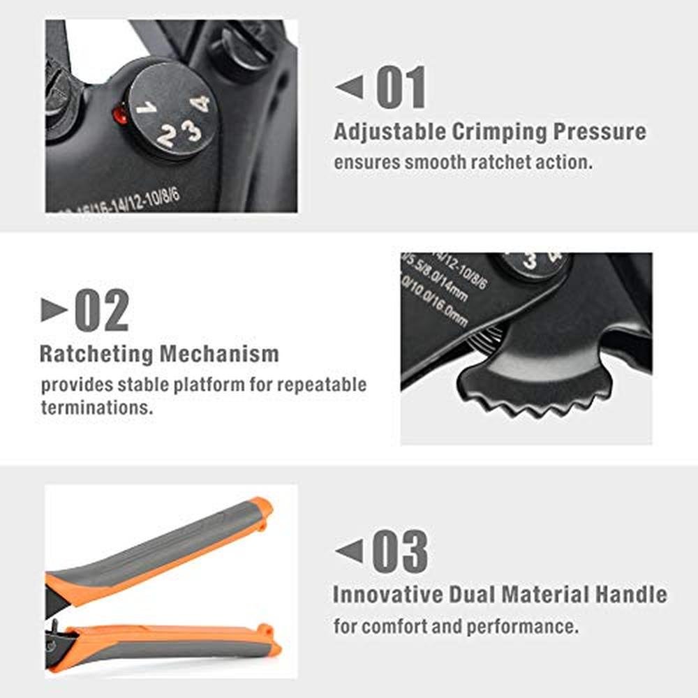 Terminal Crimper: iCrimp Non Insulated Terminal Crimper AWG – In Use