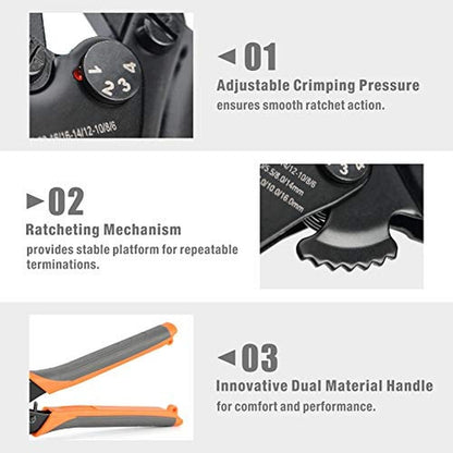 Terminal Crimper: iCrimp Non Insulated Terminal Crimper AWG – In Use