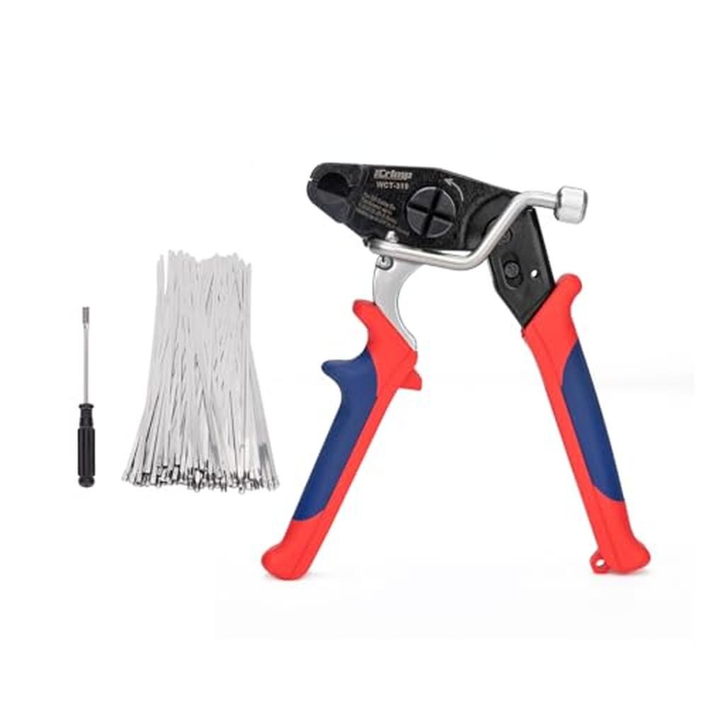 iCrimp One-Handed Stainless Steel Zip Tie Gun – Front View