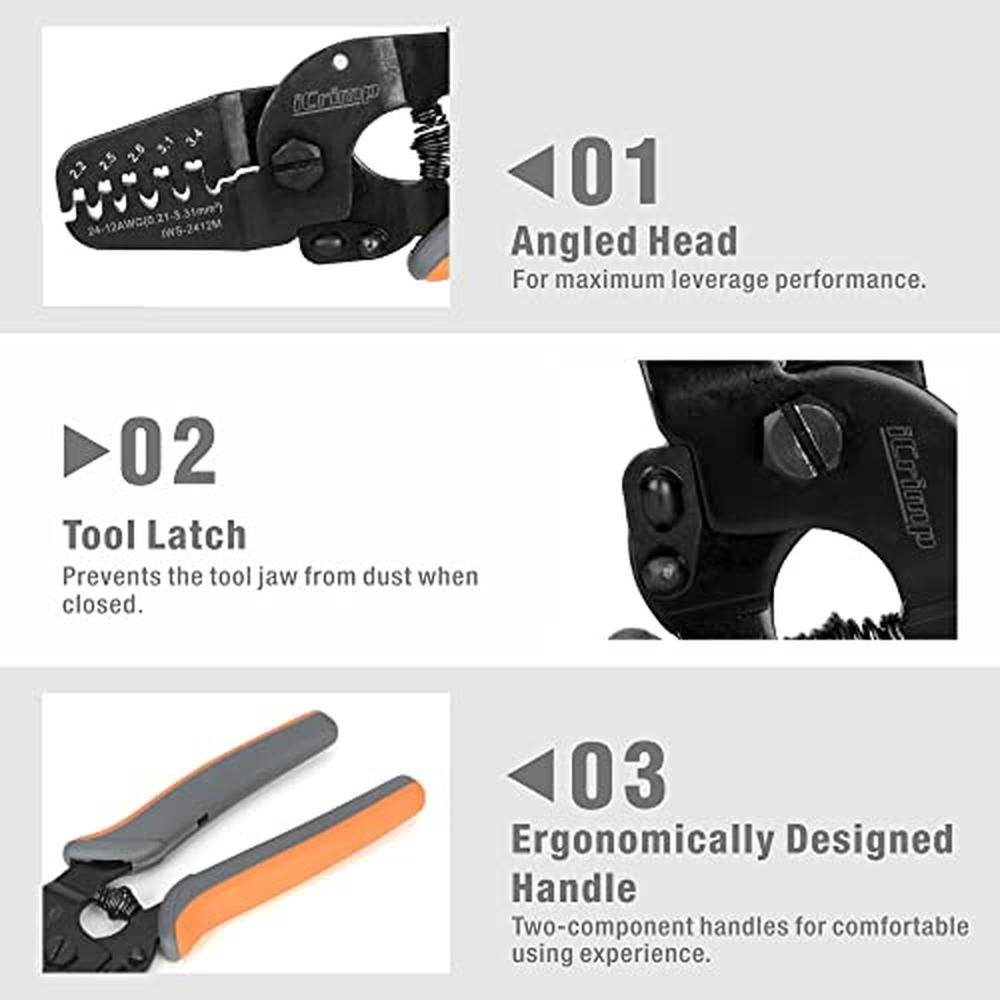 icrimp open barrel crimper: USA Warehouse BMB07G98DLB8 – Close-up Detail