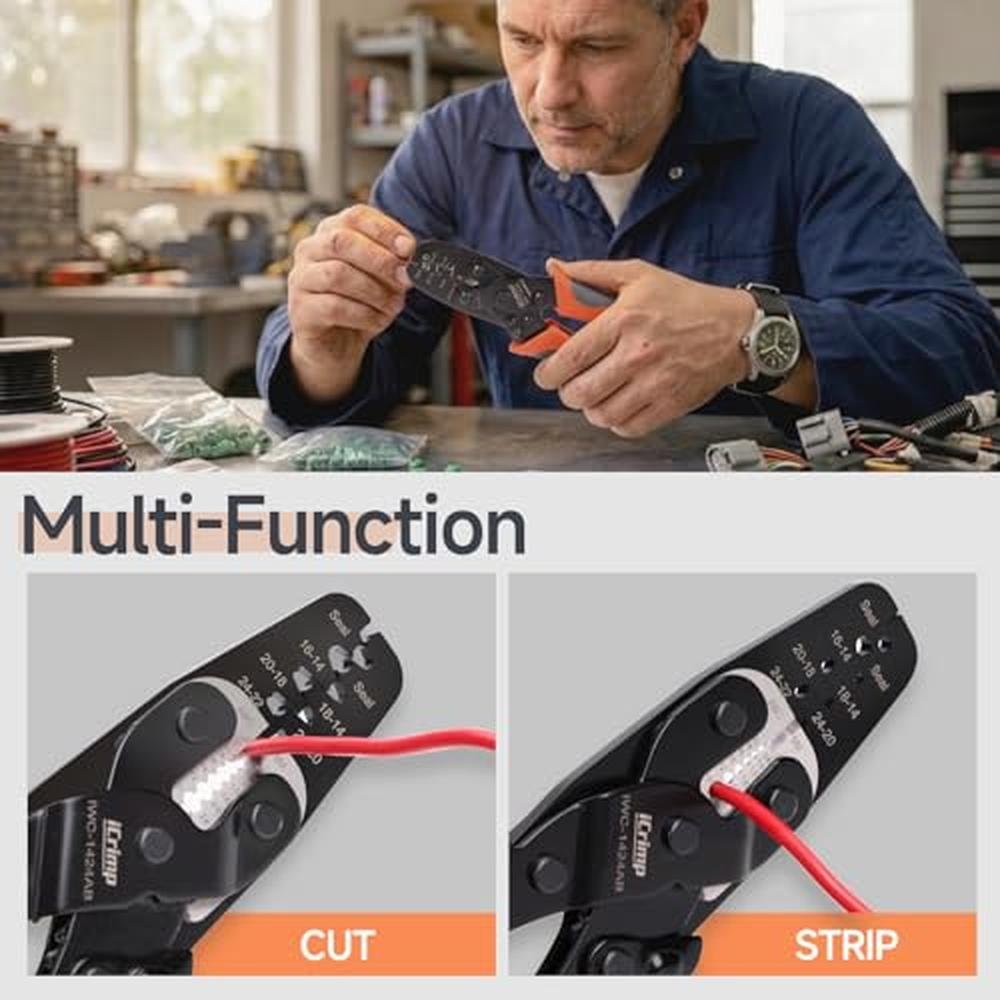 Terminal iCrimp: iCrimp Open Barrel Terminal & Weather Pack – Packaging