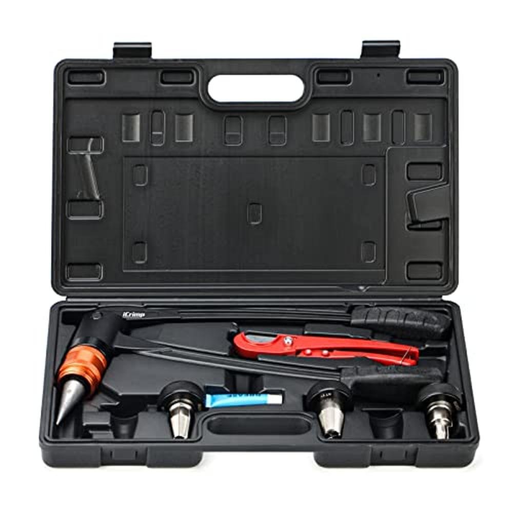 PEX iCrimp Tool: iCrimp PEX-A Expander Tool Kit – Front View