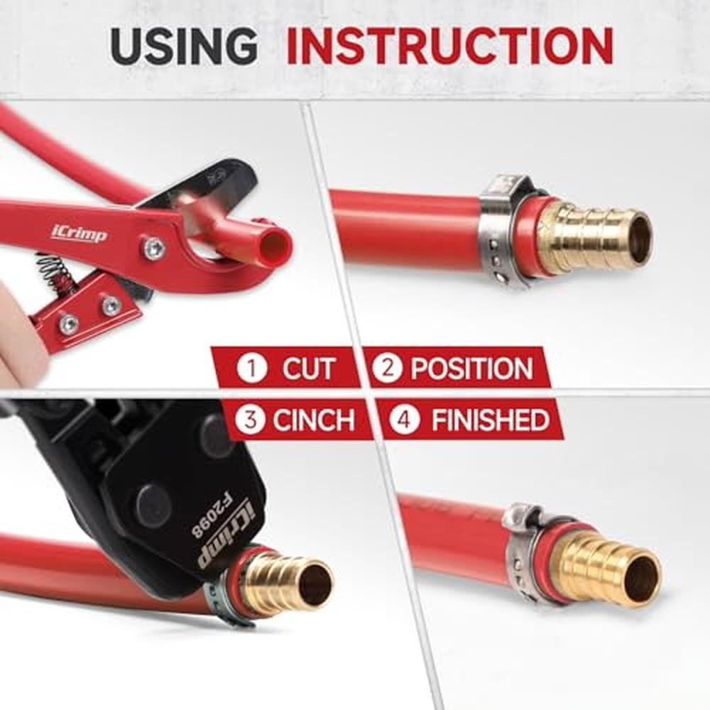 PEX Tool: iCrimp PEX Pipe Clamp Crimping Tool Kit – Packaging