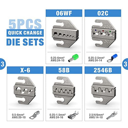 Connector Insulated: iCrimp Quick Change Ratcheting Crimper – In Use