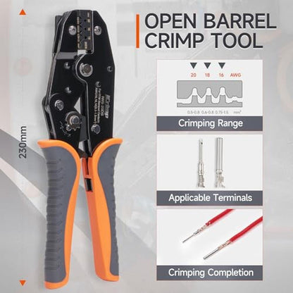 Deutsch Tool: iCrimp Ratchet Deutsch Crimp Tool for DT – Side View