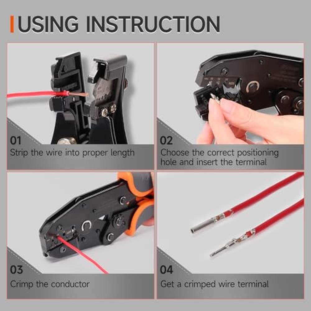 Deutsch Tool: iCrimp Ratchet Deutsch Crimp Tool for DT – In Use