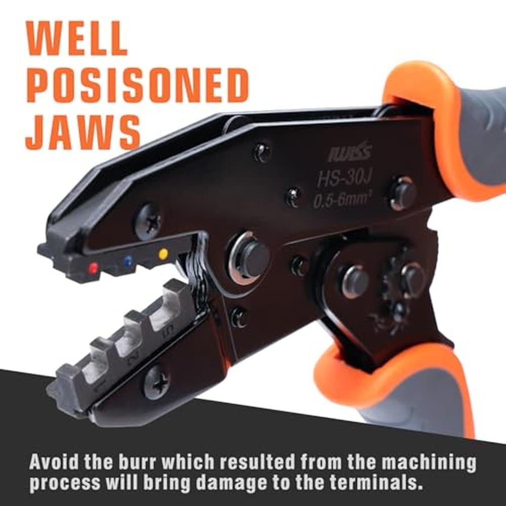 Wire Insulated Crimping Tool: iCrimp Ratchet Set 5 – Side View