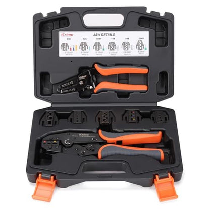 Insulated iCrimp: USA Warehouse 8-Piece Ratcheting Crimping – Front View