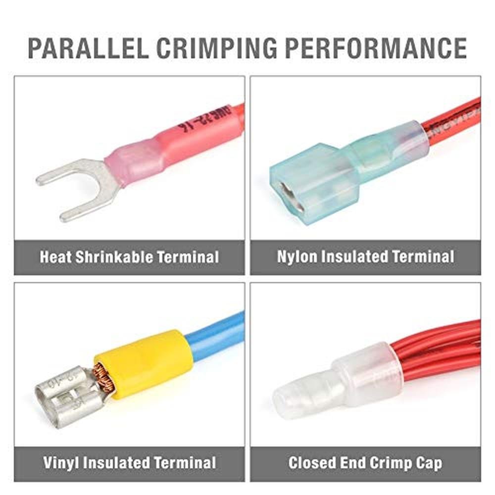 Connectors Crimper: Ratcheting Crimping Tools for Heat – Side View