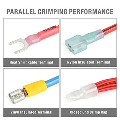 Connectors Crimper: Ratcheting Crimping Tools for Heat – Side View