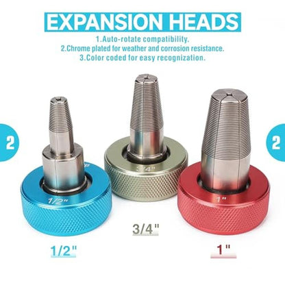 PEX Expansion: iCrimp Ratcheting PEX Expansion Tool Kit – Close-up Detail