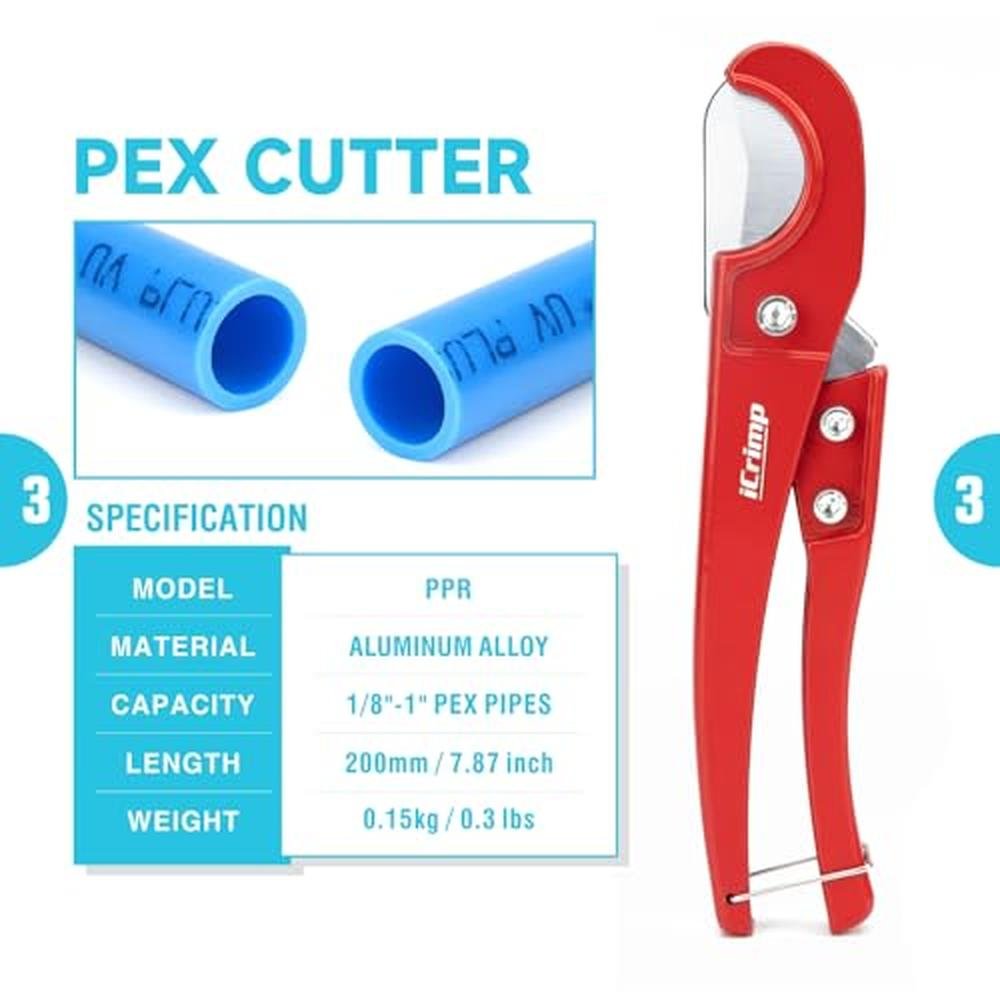 PEX Expansion: iCrimp Ratcheting PEX Expansion Tool Kit – In Use