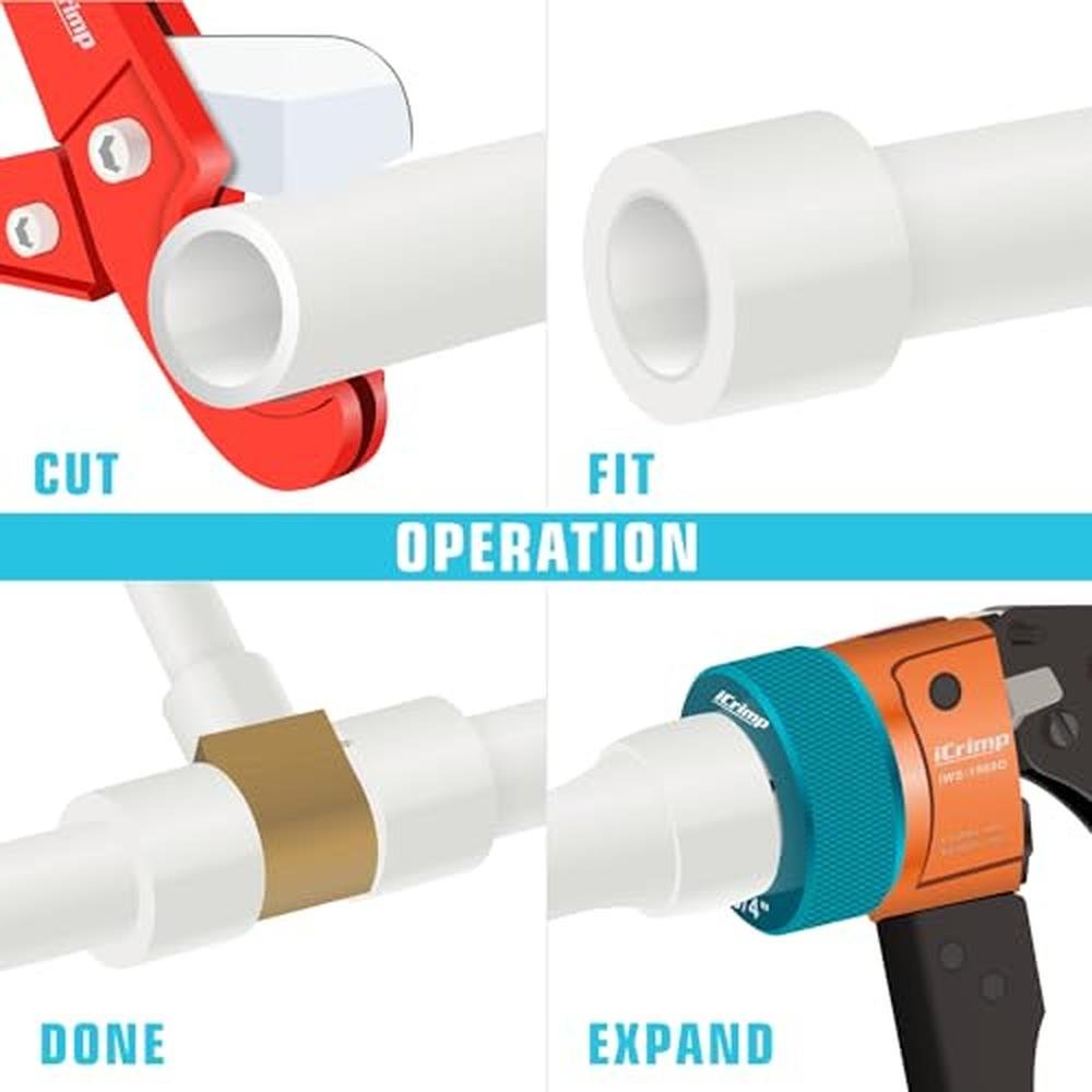 PEX Expansion: iCrimp Ratcheting PEX Expansion Tool Kit – Packaging