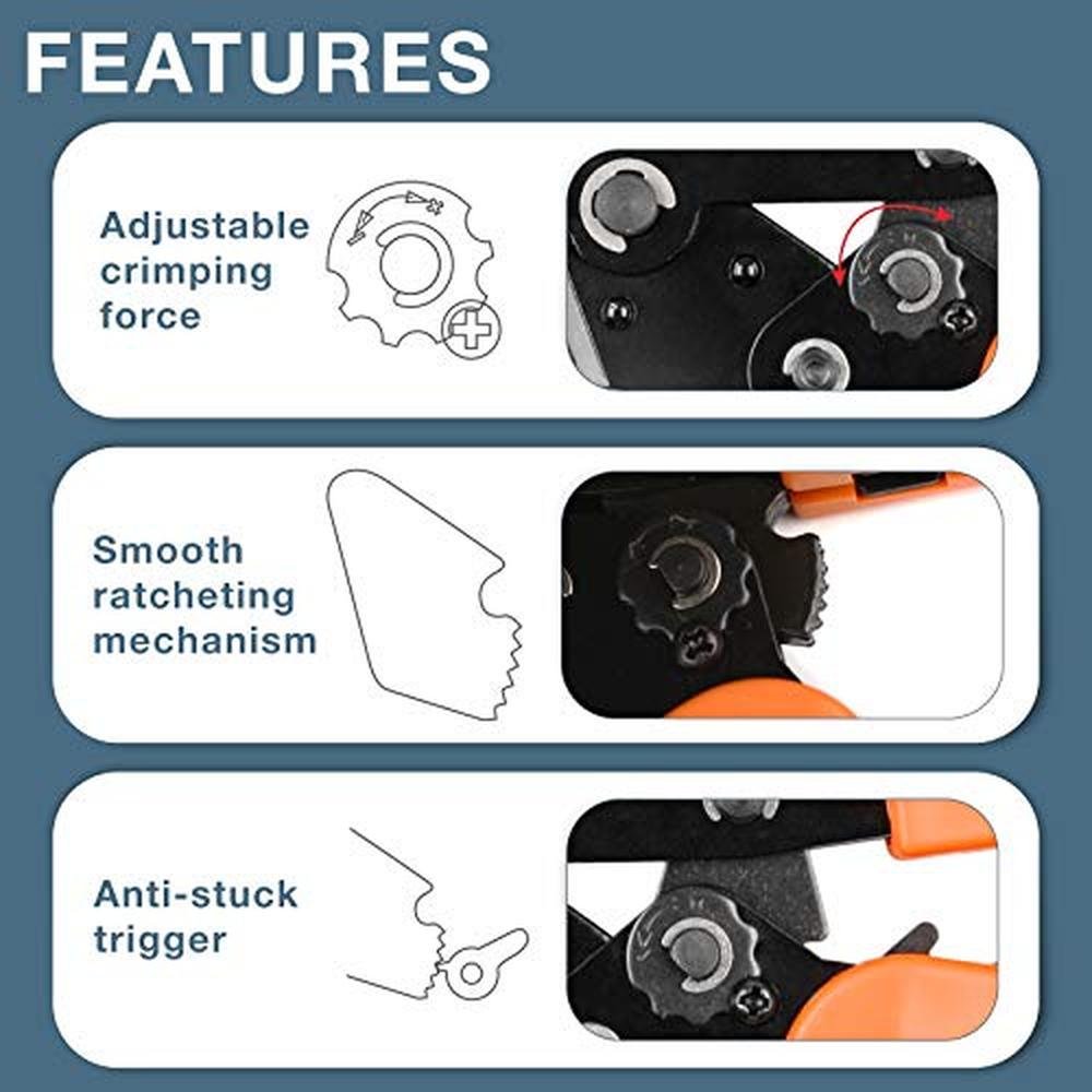 icrimp 2549: Premium Ratchet Crimper 0.08-1.0 mm – In Use