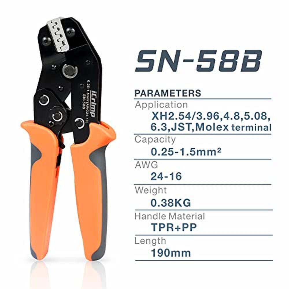 iCrimp SN-58B Ratchet Crimper – Side View