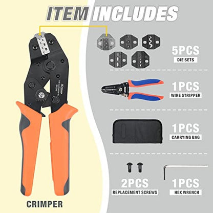 Insulated iCrimp: iCrimp SN Ratchet Electrician Crimping – Side View