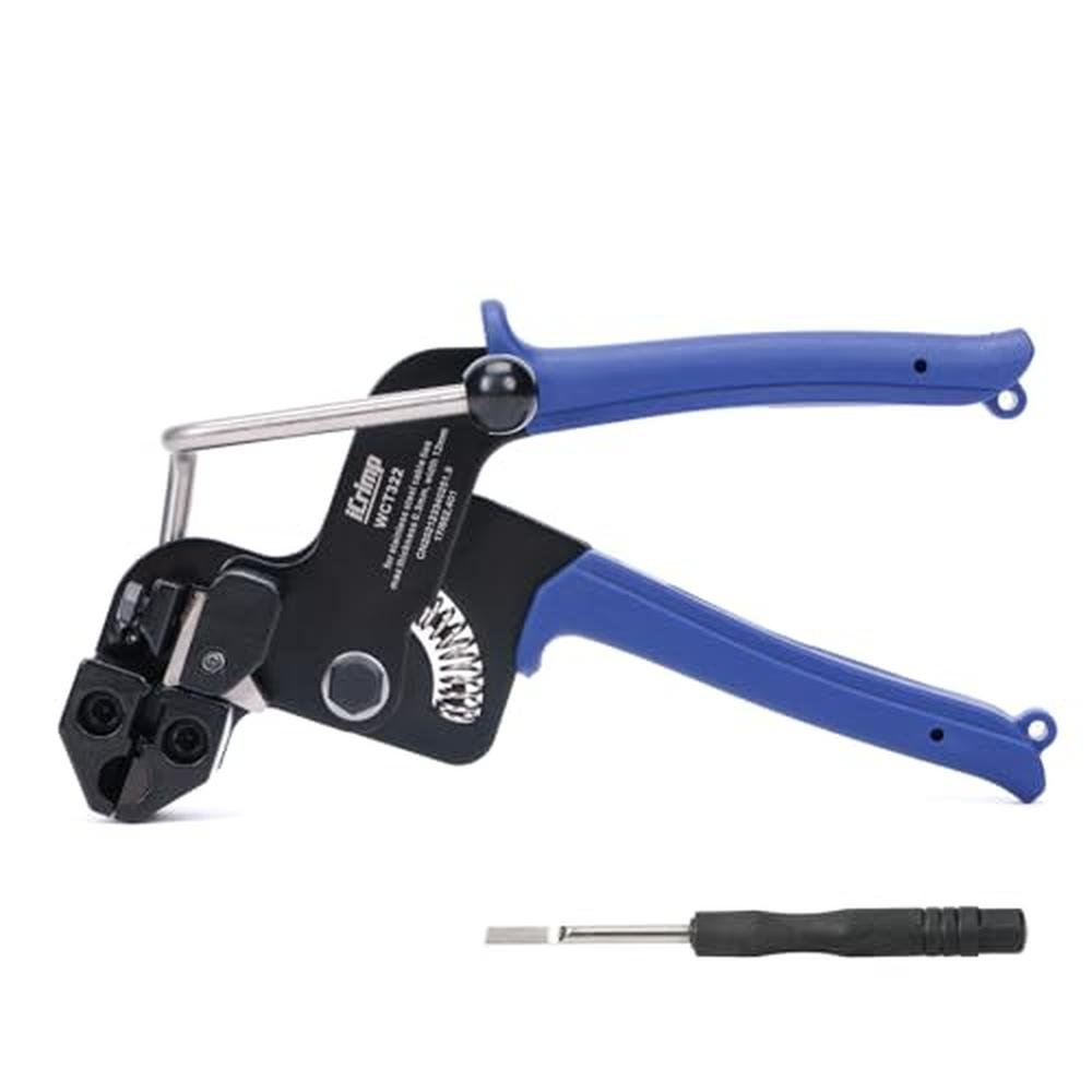 Tool Zip: iCrimp Stainless Steel Cable Tie Tool Zip Gun – Front View