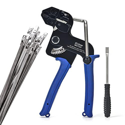 Cable Tool: iCrimp Stainless Steel Cable Tie Tool Zip Gun – Front View