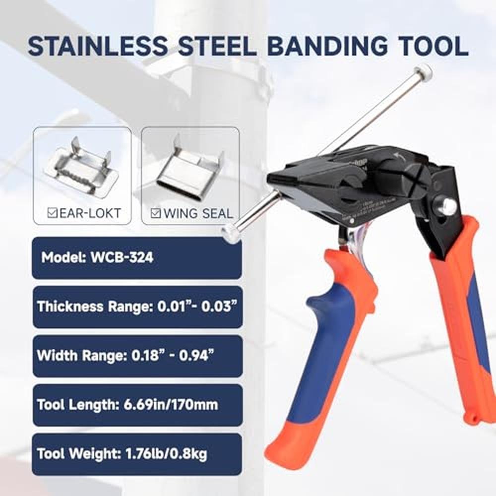 Steel Strapping: iCrimp Steel Strapping Banding Tool – Side View